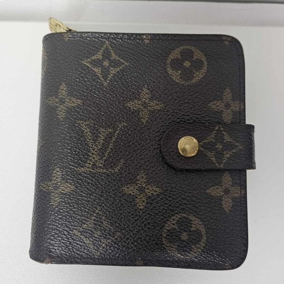 Louis Vuitton Wallet Compact Zip Brown Monogram - Picture 1 of 13